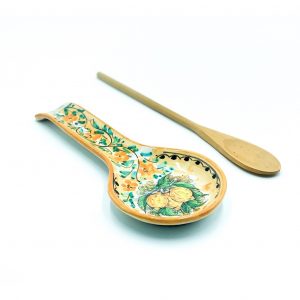 Poggia Mestolo Decoro 3 Limoni cm.27