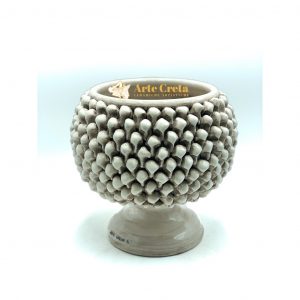 Pigna in Ceramica a Vaso decoro Fumè ø26 øinterno20 h28