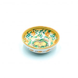 Ciotola Liscia Decoro 3 Limoni ø 14 h.6 cm