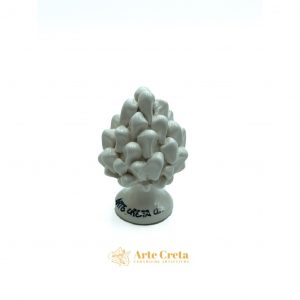 Pigna in Ceramica Bianca cm.10