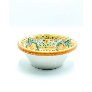 Lemmo Siciliano (Ciotola) Decoro 3 Limoni ø25 h.10 cm