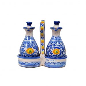 Olio e aceto a cestello 18 cm (h) x cm 19