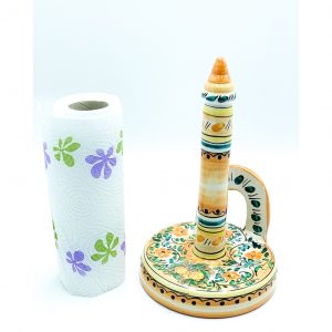 Portarotolo Carta Decoro 3 Limoni ø18 h.30 cm